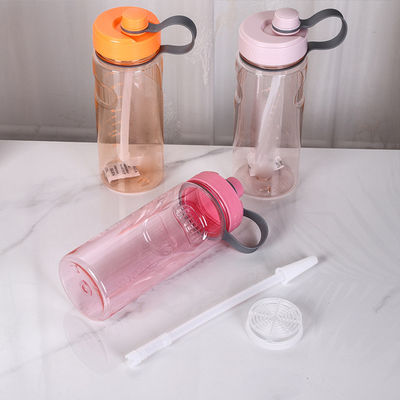TOUR Customized Logo Quadrat geformte Getränkeflasche Gefroren undicht Plastikquadrat Wasserflasche