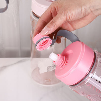 TOUR Customized Logo Quadrat geformte Getränkeflasche Gefroren undicht Plastikquadrat Wasserflasche