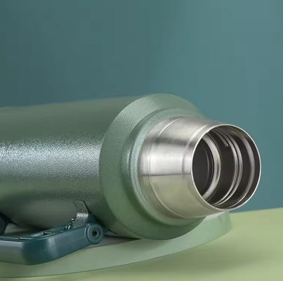 1L Wasserflasche Außen Klettern Camping Isolierte undichteste Edelstahlthermos