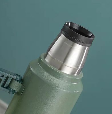 1L Wasserflasche Außen Klettern Camping Isolierte undichteste Edelstahlthermos