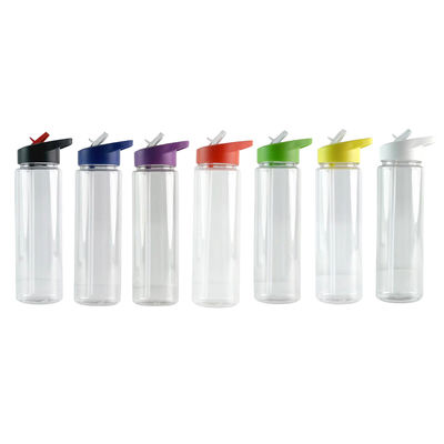 Outdoor-Aktivität Essential 750 ml AS/SK Material Plastik-Wasserflasche mit Flip Stroh