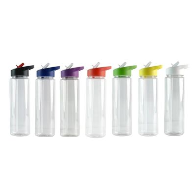 750 ml klare Kunststoffflasche für Sport- und Fitnessgefüge
