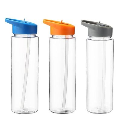 750 ml Transparente Kunststoff-Sport-Reisewasserflasche zum Kochen von Wasser
