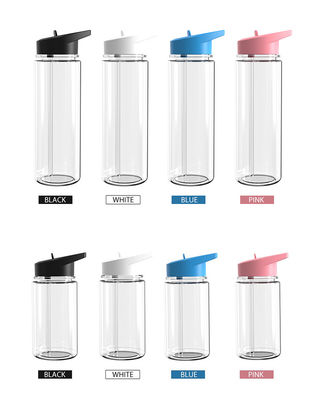 750 ml Transparente Kunststoff-Sport-Reisewasserflasche zum Kochen von Wasser