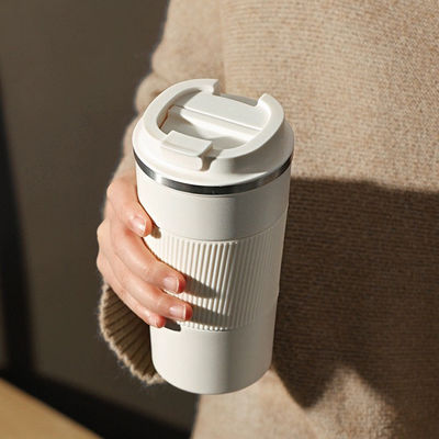 380 ml/510 ml Doppelwand Vakuumbecher aus Edelstahl für isolierte Reisen und heißen Kaffee