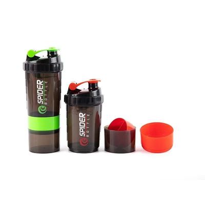 Outdoor Fitness und Sport 500 ml Plastik Fitnessstudio Protein Shaker Flasche mit Mischball