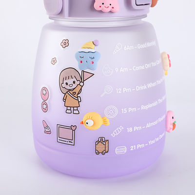 Kundenorientierter Service 45 Oz Kinderflasche mit Aufkleber und großer Kapazität