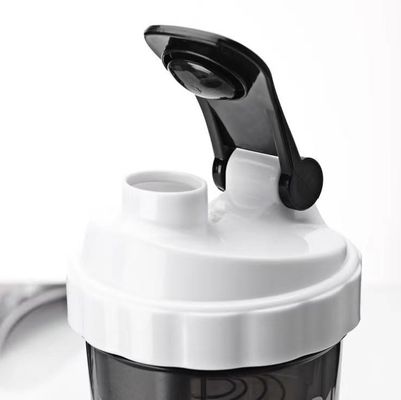 500 ml Drei-Schichten-Plastik-Sportraum Fitness-Protein-Shaker Wasserflasche für Outdoor-Sportarten