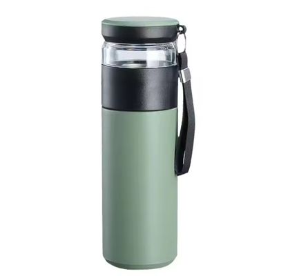 500 ml Trennfilter Edelstahl Vakuumglasflasche Isolierte tragbare Teetasse