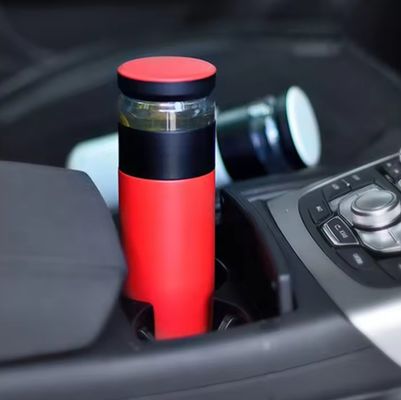 500 ml Trennfilter Edelstahl Vakuumglasflasche Isolierte tragbare Teetasse