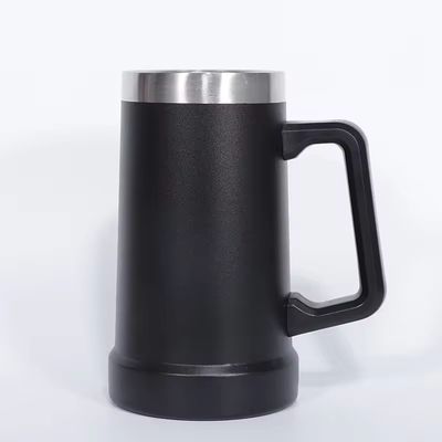 710 ml Kapazität Breitmunde Edelstahl-Protein-Shaker mit Griff für persönliche