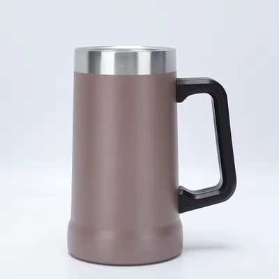 710 ml Kapazität Breitmunde Edelstahl-Protein-Shaker mit Griff für persönliche