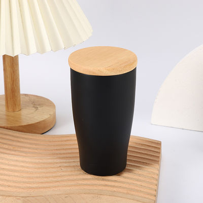 Portable Creative 350ml Vintage Holzkorn Plastik-Wasserflasche für Reisezeiten