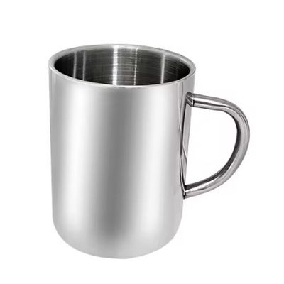 304 Edelstahl Kaffeebecher Umweltschonender Reiseglas Trinkbecher mit HANDGREIP