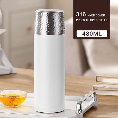 Vakuumisolierte Edelstahl-Wasserflasche mit Teefilter