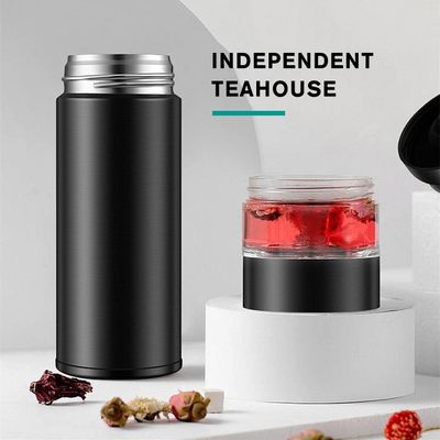 Direktversorgung Doppelwand-Tasse Edelstahl-Teeflasche mit 500 ml Infuser-Kapazität
