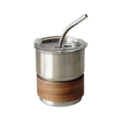 Stackbare 304 Edelstahl Doppelwand Isolierte Tumbler mit Deckel 290ml Kapazität