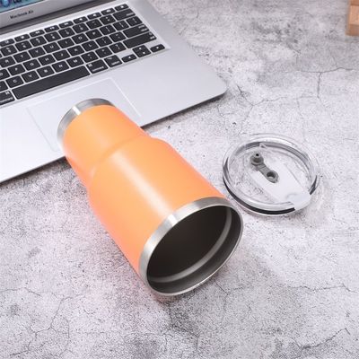 30oz Doppelwand-Edelstahl-Weinflasche Wiederverwendbare Vakuumflasche mit Deckel