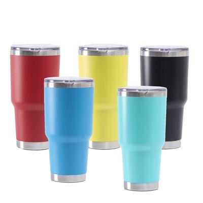 30oz Pulver beschichtet Wein Tumbler Die ultimative wiederverwendbare Kaffeetasse für Reisebedürfnisse