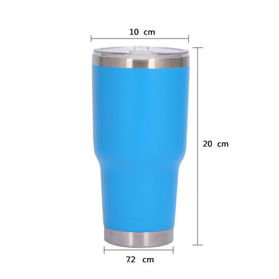 30oz Pulver beschichtet Wein Tumbler Die ultimative wiederverwendbare Kaffeetasse für Reisebedürfnisse