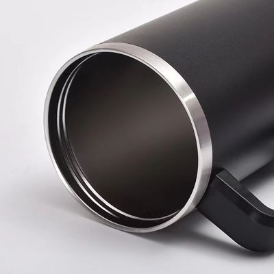 40oz Tumbler mit Griff Klassischer Design Stil Vakuum Isolierter Edelstahl Kaffeetasse