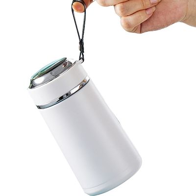 Zurück in die Schule angepasste Farbe 350ml Edelstahl Vakuumbecher mit tragbarem Seil