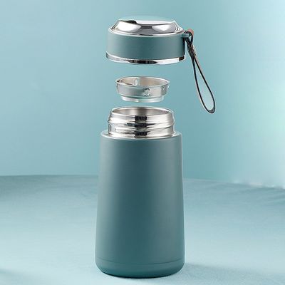 Zurück in die Schule angepasste Farbe 350ml Edelstahl Vakuumbecher mit tragbarem Seil