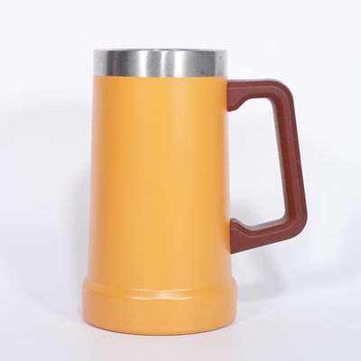 24OZ Vakuum Doppelwand 304 Edelstahl Kaffee Bier Tasse mit Griff Ideal für täglich