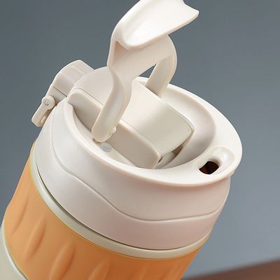 MUGS Edelstahl Vakuum Kaffeetasse 500 ml High Beauty Outdoor Custom Tasse mit Deckel