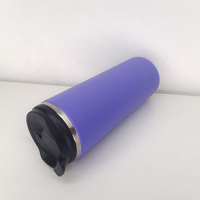 Doppelwand Vakuum Reise Kaffeetasse mit Deckel Stroh Logo Skinny Tumbler Stahl Tassen