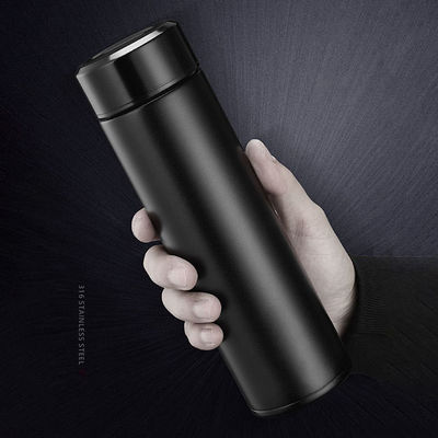 Zeitgenössischer Design-Stil isolierte Edelstahl Wasserfilterflasche für Getränke