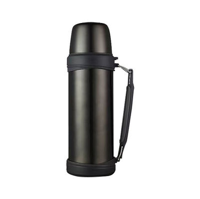 Edelstahl 1000 ml Wasserflasche Thermische Vakuum Isolierte Tasse mit Handgriff Kugelform
