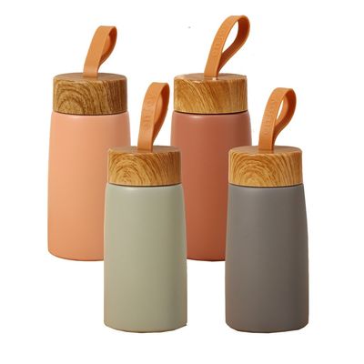 Vakuumisolierte Flasche 280 ml Mini-Portable Thermos aus Edelstahl Wasserflasche Reisekuppe