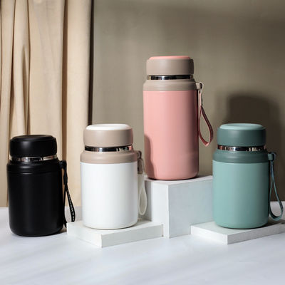 Logospezifische tragbare Metallwasserflasche für isolierten Kaffee und Wasser