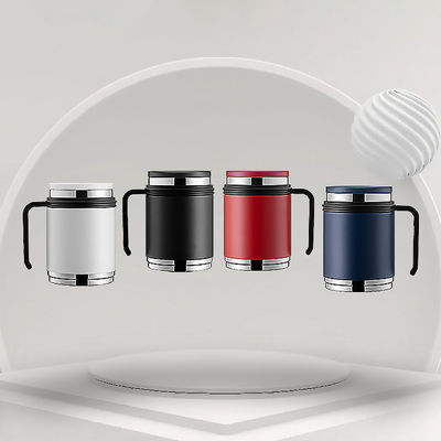 All-Season Double Wall Edelstahl Kaffeetasse mit tragbarem Griff