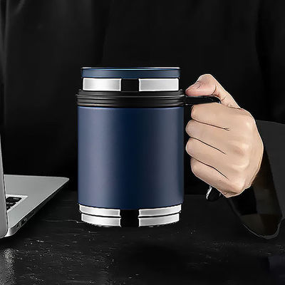 All-Season Double Wall Edelstahl Kaffeetasse mit tragbarem Griff
