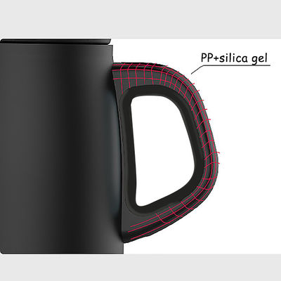 Ausfallsicherheit isolierte Reisehülle Nordischer Stil Edelstahl-Tumbler mit Griff