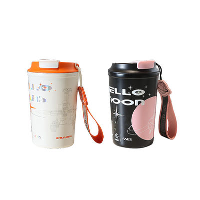 Isolierte Reisekoffeitasse aus Edelstahl, wiederverwendbar, undicht 380 ml, 510 ml