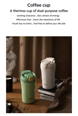 Modernes Design aus Edelstahl Vakuumisolierte Kaffeetasse Ideal für Reisen und Büro