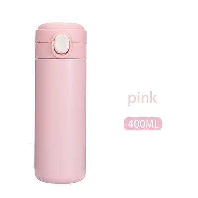 500 ml Edelstahl-Sprung-Vakuum-Wasserflasche mit fester Farbe und Probe bereitgestellt
