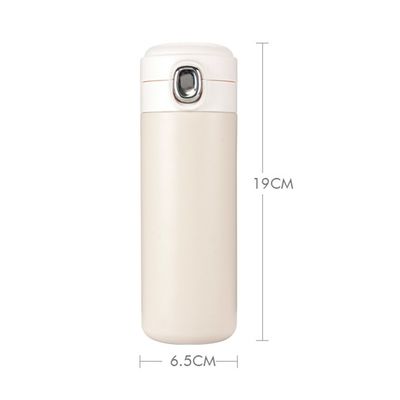 500 ml Edelstahl-Sprung-Vakuum-Wasserflasche mit fester Farbe und Probe bereitgestellt