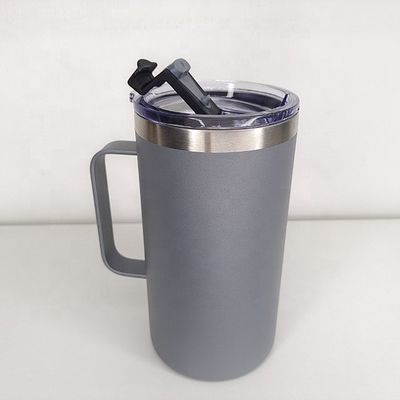 Individuelle Vakuum Kaffeetasse aus Edelstahl mit Handgriff 12-24 Stunden Isolierung