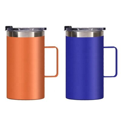 Individuelle Vakuum Kaffeetasse aus Edelstahl mit Handgriff 12-24 Stunden Isolierung