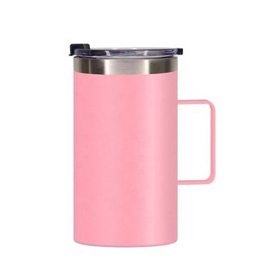 Individuelle Vakuum Kaffeetasse aus Edelstahl mit Handgriff 12-24 Stunden Isolierung