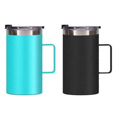 Individuelle Vakuum Kaffeetasse aus Edelstahl mit Handgriff 12-24 Stunden Isolierung
