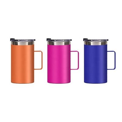 Individuelle Vakuum Kaffeetasse aus Edelstahl mit Handgriff 12-24 Stunden Isolierung