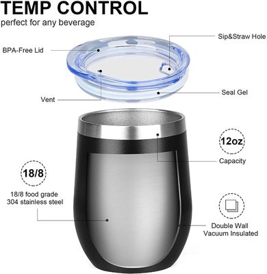 350 ml Edelstahl-Weinbehälter Die ultimative Wahl für Camping und Outdoor-Reisen