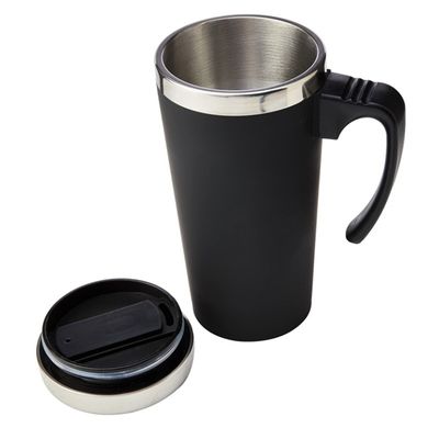 16oz Isoliertermos-Schreibtisch Edelstahl Kaffeetasse mit Griff