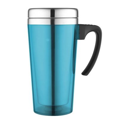 16oz Isoliertermos-Schreibtisch Edelstahl Kaffeetasse mit Griff