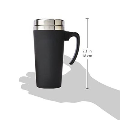 16oz Isoliertermos-Schreibtisch Edelstahl Kaffeetasse mit Griff